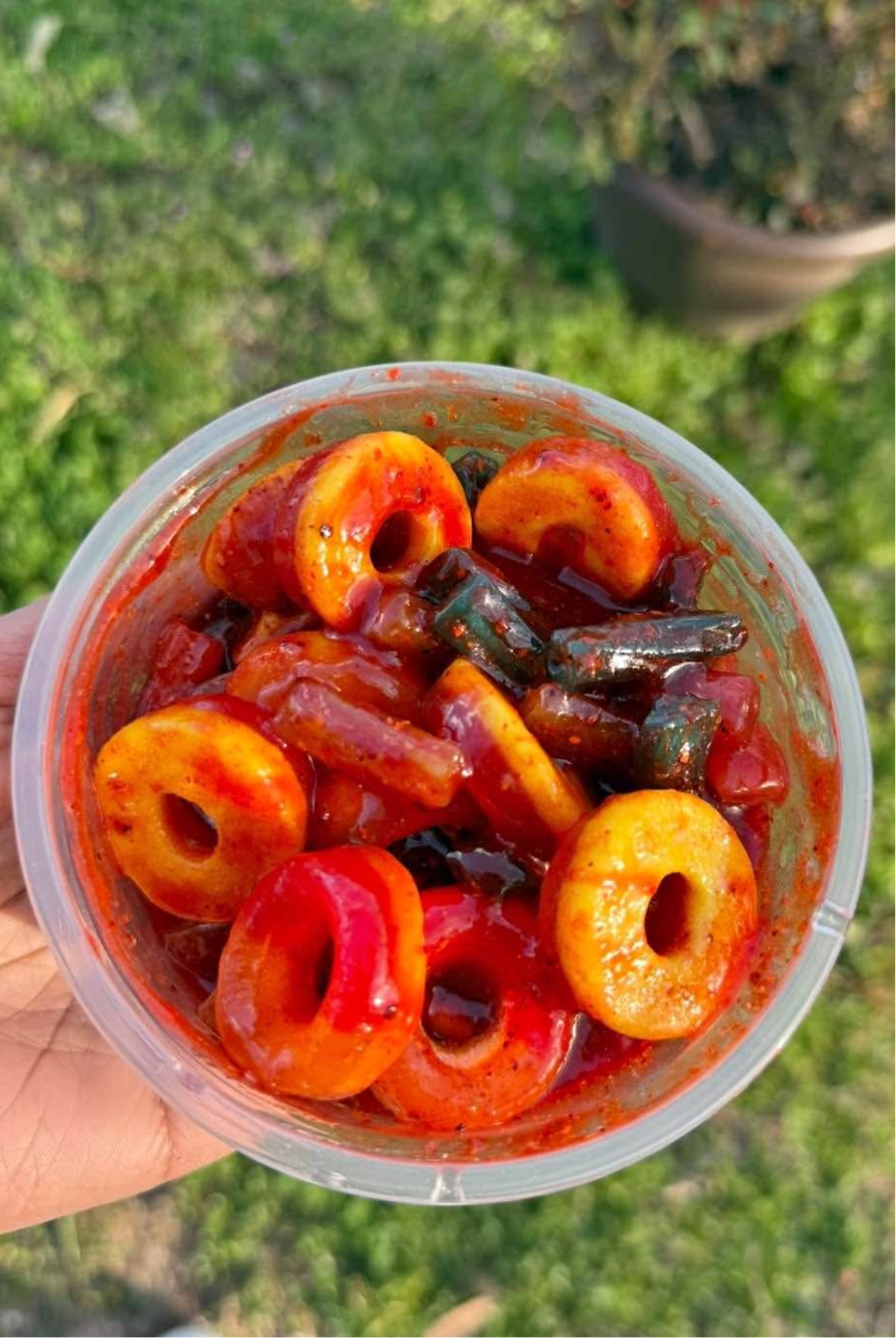 Chamoy peach rings